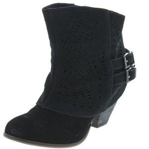 NAUGHTY MONKEY LYRICS ANKLE BOOTIE BLACK SIZE 10